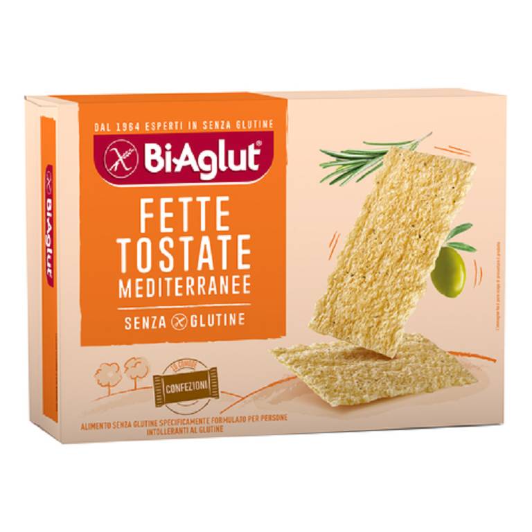 BIAGLUT FETTE TOST MEDIT 240G