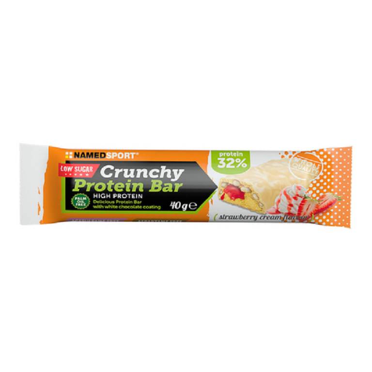 CRUNCHY PROTEINBAR STRAWB 40G