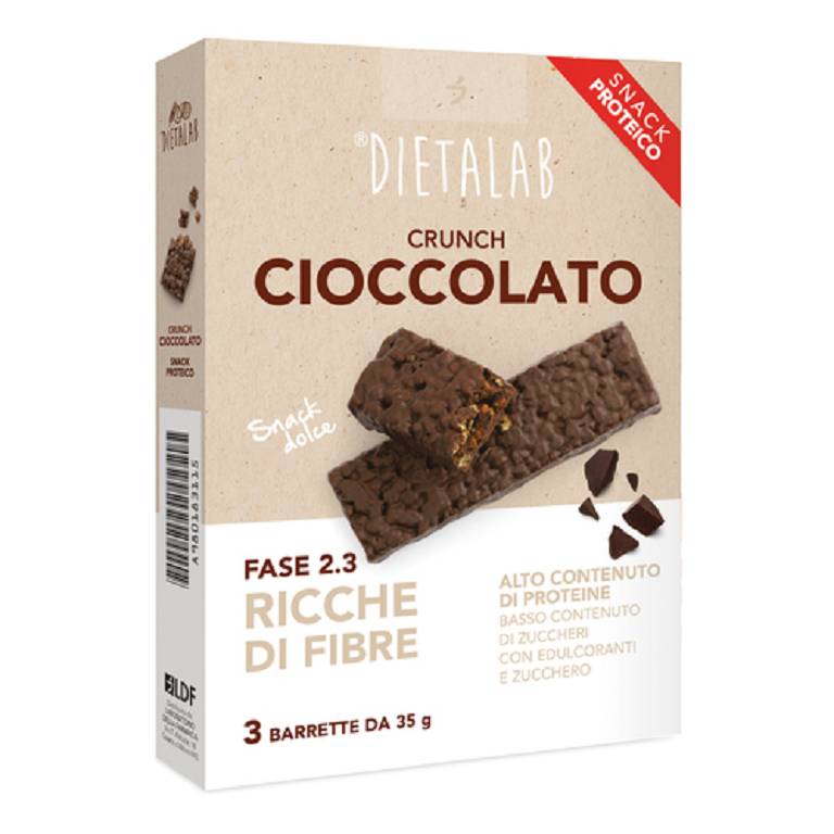 DLAB CRUNCH CIOCCOLATO BARR 3P