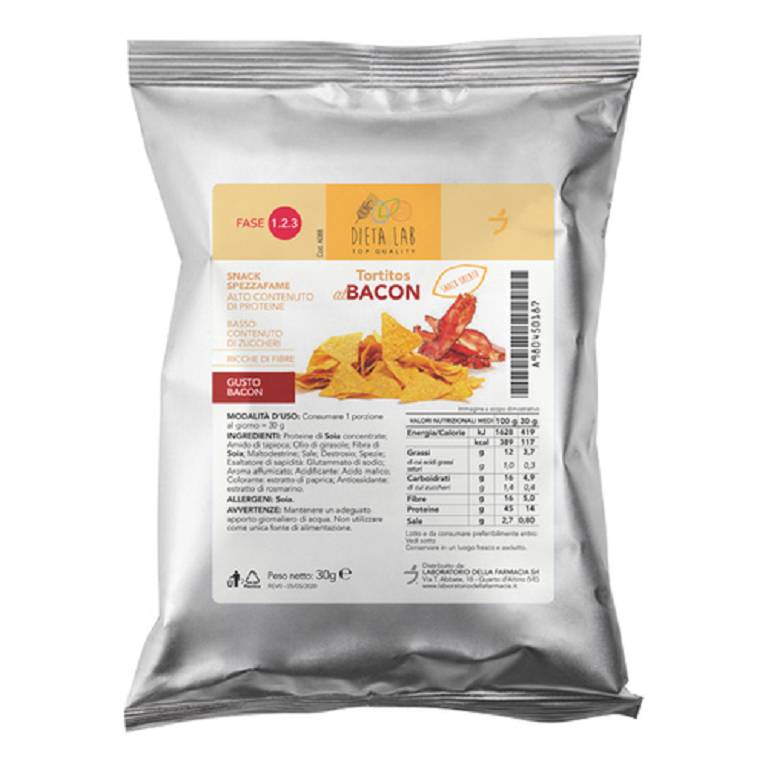 DLAB TORTITOS AL BACON 30G