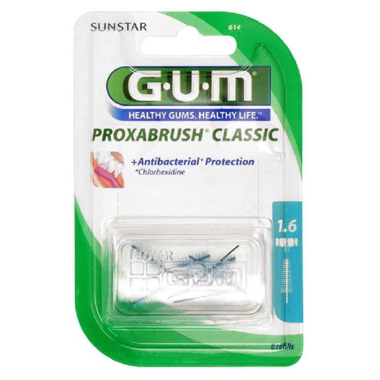 GUM PROXABRUSH 614 SCOV 8PZ