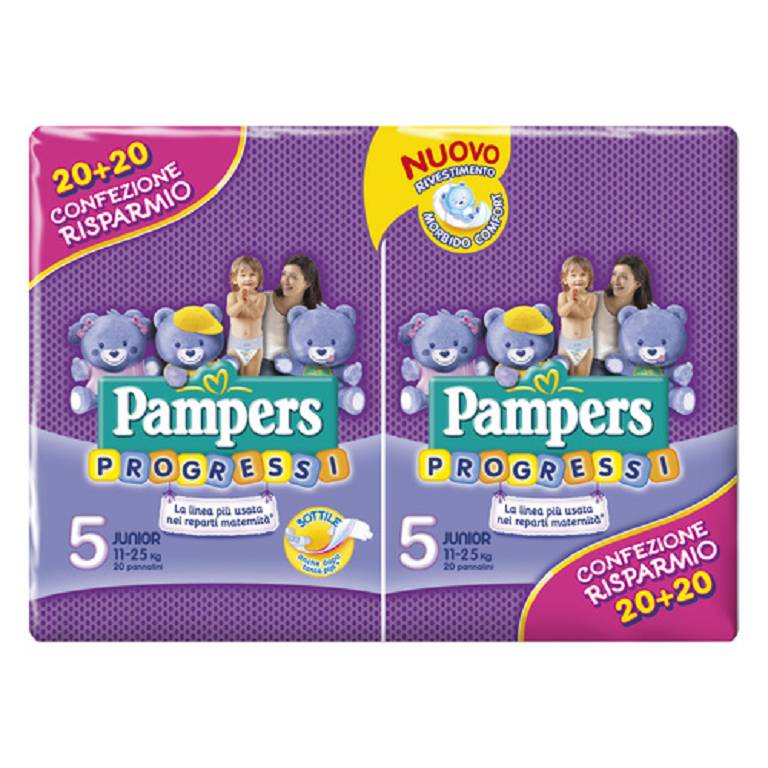 PAMPERS PROGRESSI JUNIOR 40