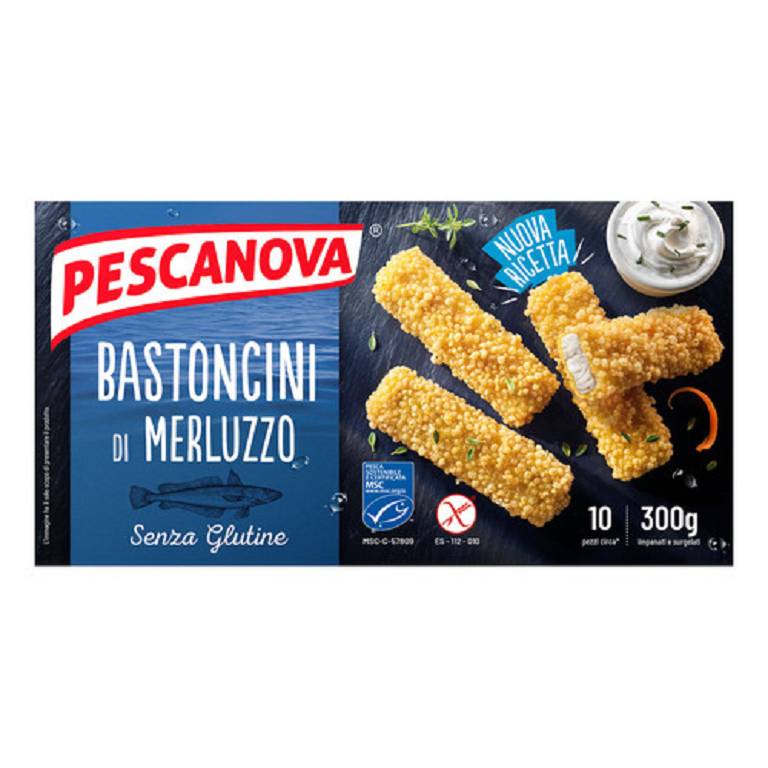 PESCANOVA 10 BASTONCINI MERLUZ